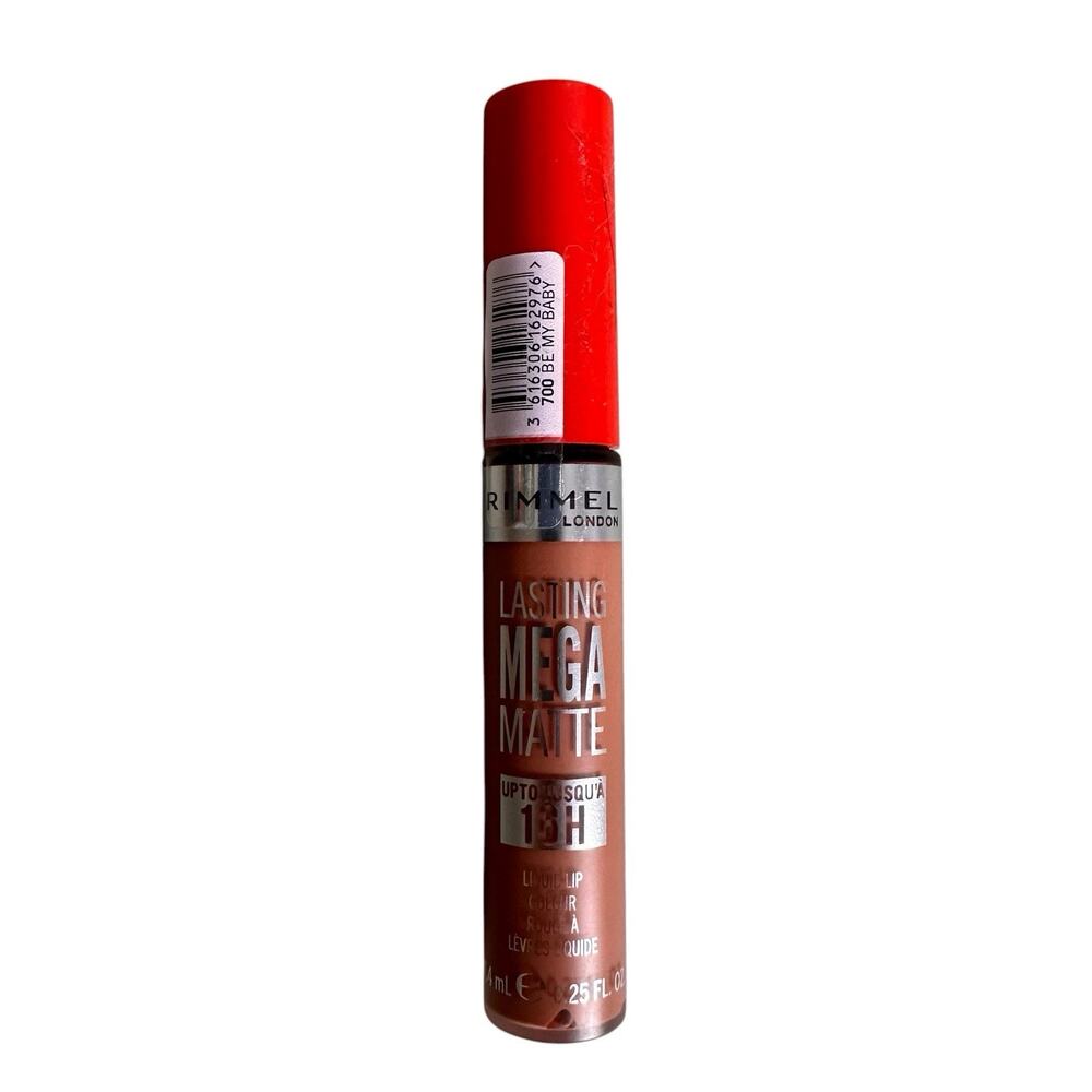 Sealed RIMMEL LONDON Lasting Mega Matte Liquid Lip Colour 700 Be My Baby
